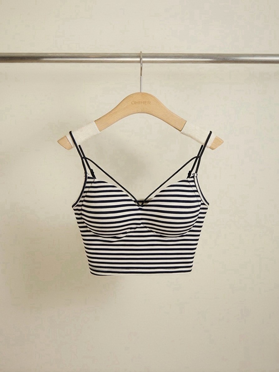 簡約交叉美背內搭（V021）