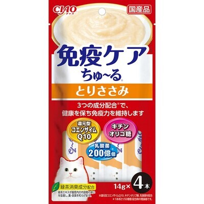 [*任選11件$138*]CIAO 免疫配方 雞柳(雞肉)口味 (14gx4支裝)