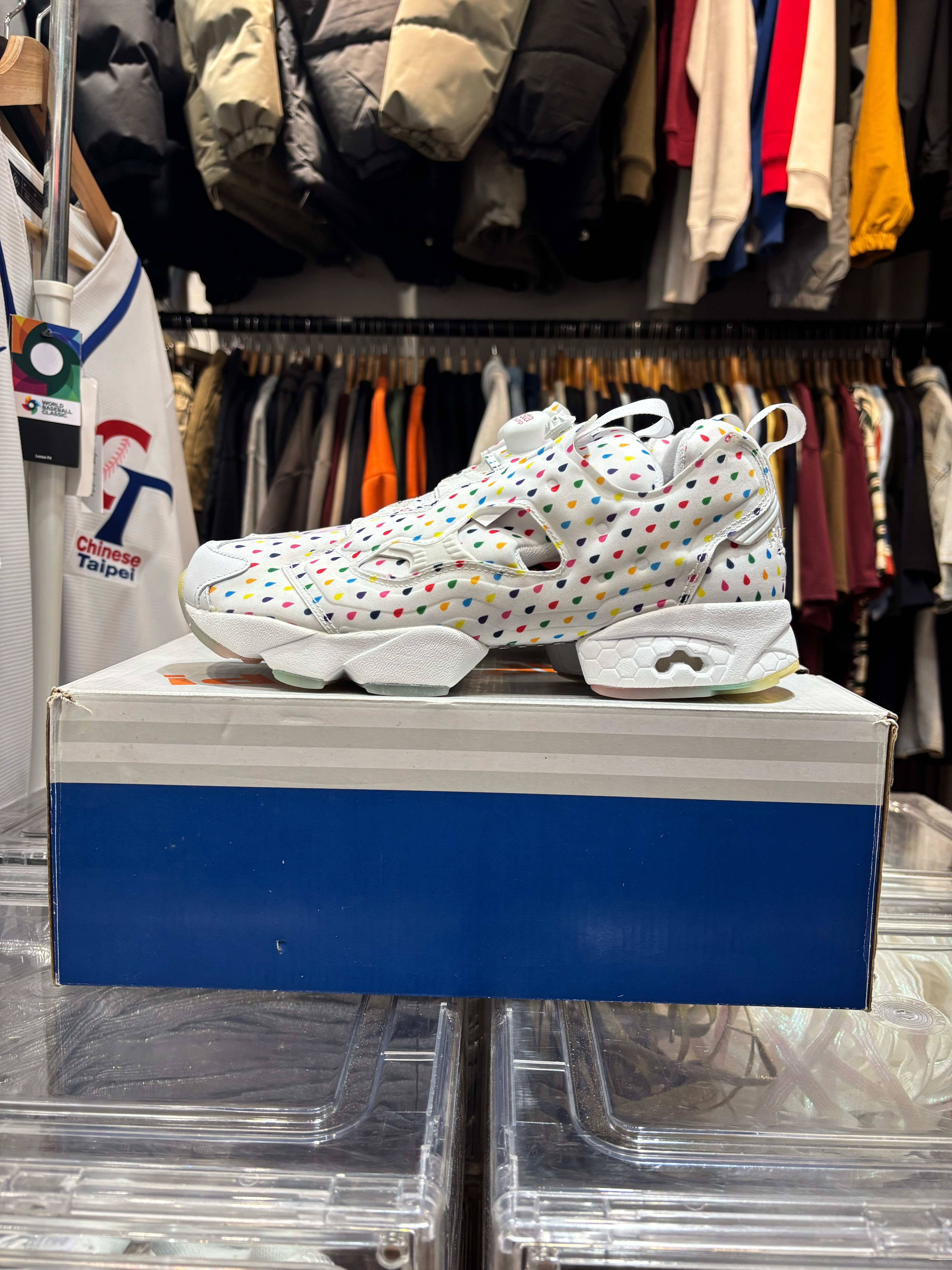 【瑕疵】Reebok InstaPump Fury '"Rainbow" 雨滴 果凍鞋 V68678