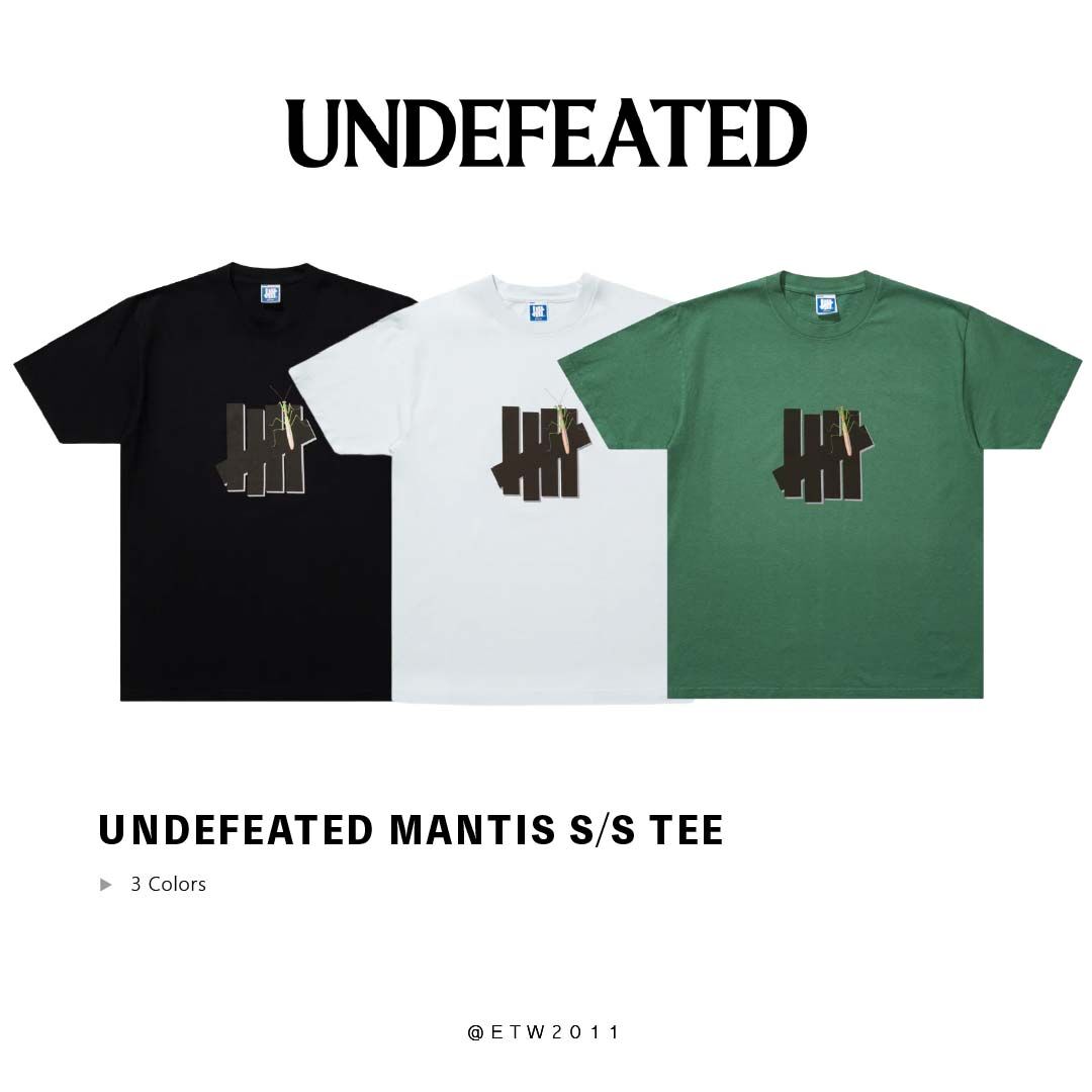 ☆ETW☆【EASY TO WEAR】UNDEFEATED MANTIS S/S TEE 標誌 螳螂 柵欄 短T