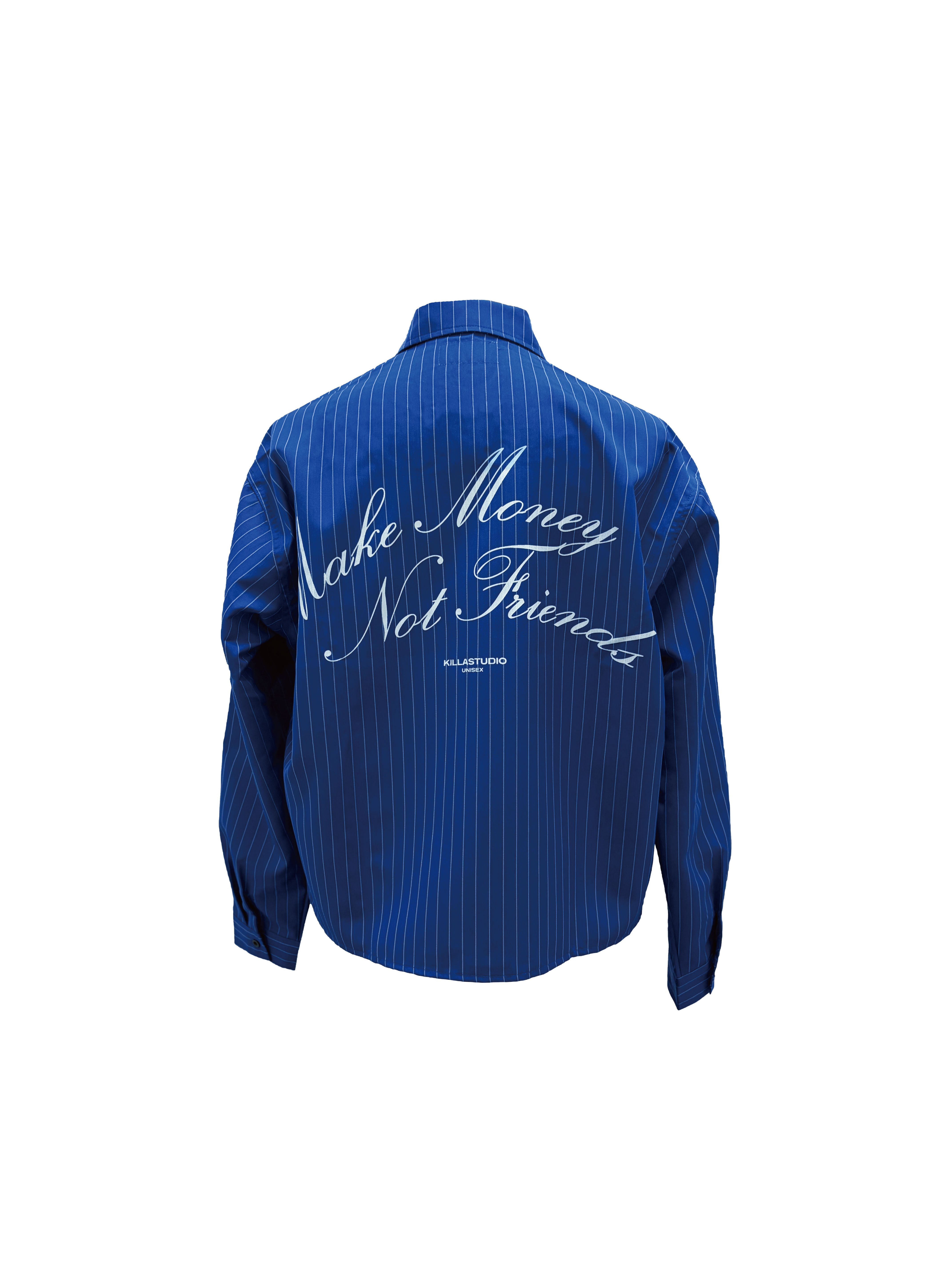 KILLASYSTEM 26S/S PINSTRIPE BOXY SHIRT 大直紋 短版襯衫