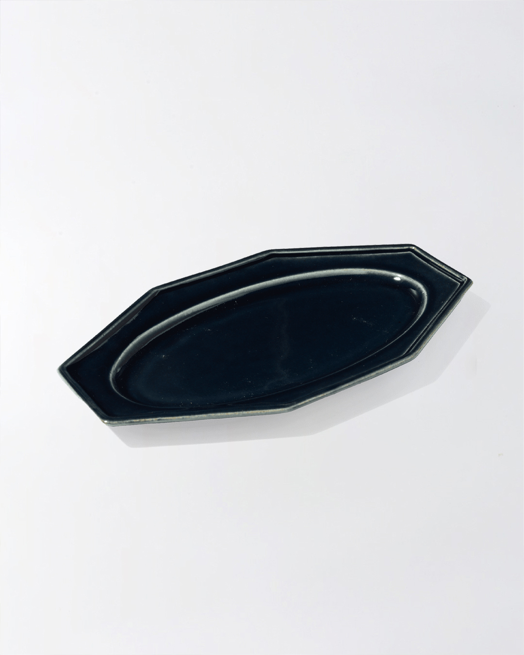 Traiteur 法式 25cm八角長碟 濃藍｜studio m'