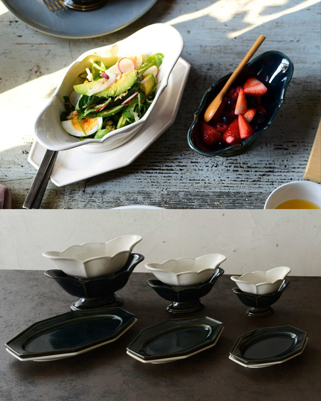 Traiteur 法式 23cm高台碗 濃藍｜studio m'