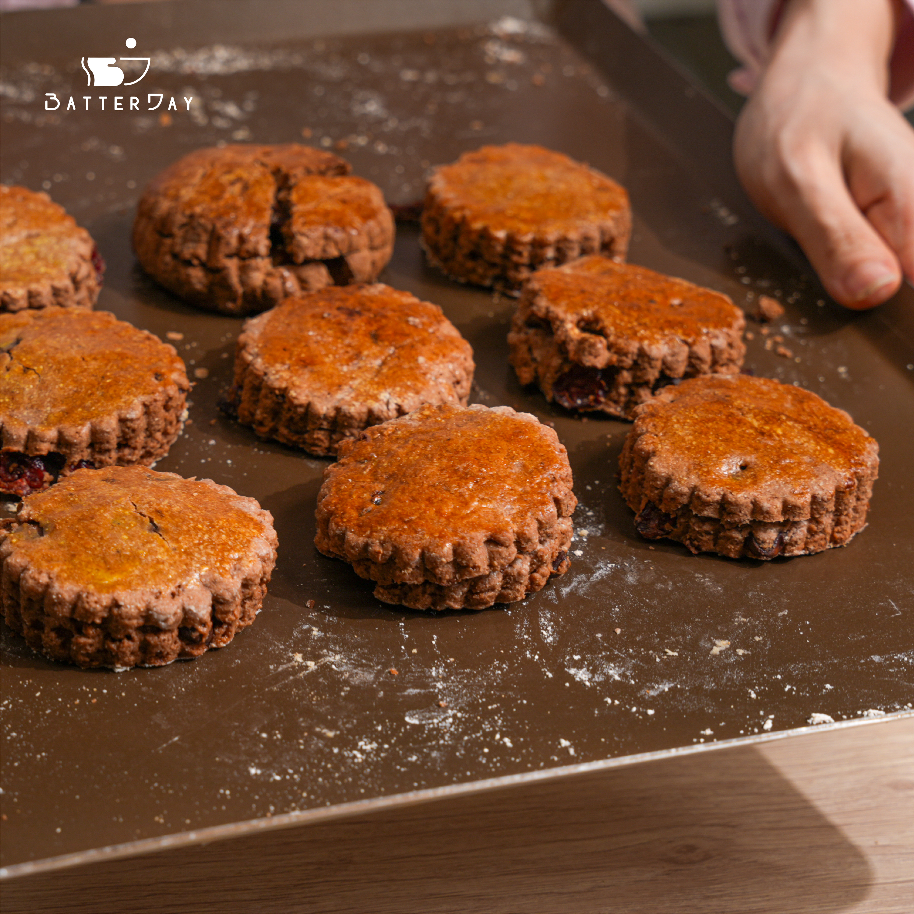 減麩質-莓果可可司康1