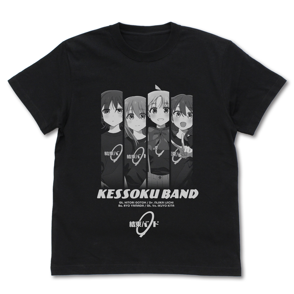 預購26/06 COSPA 孤獨搖滾 「團結Band」成員 黑色T恤M 0419