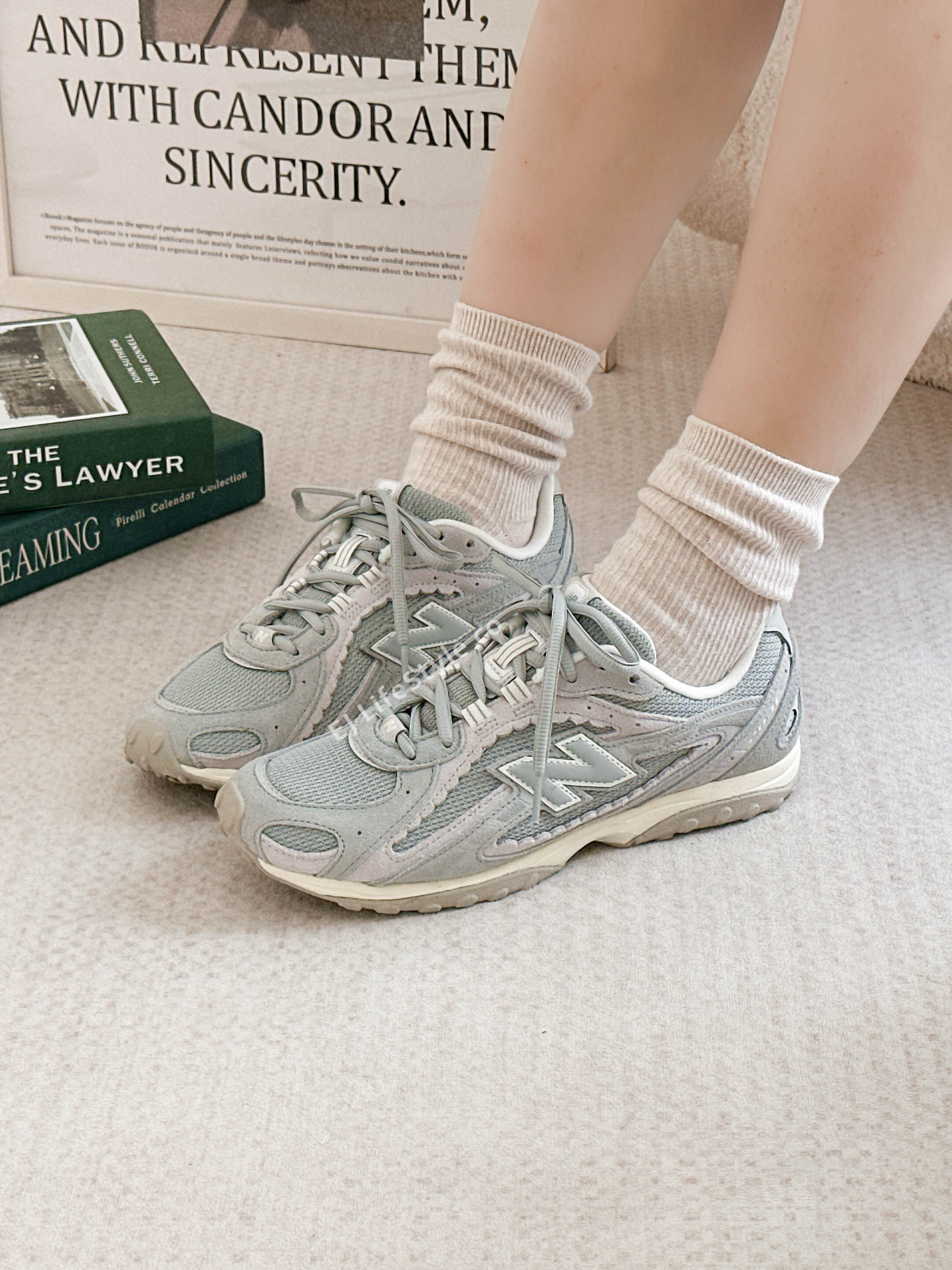 NEW BALANCE 204L NB 莫蘭迪灰綠 淺綠 淡綠 復古 花邊 男女鞋 U204L5AV / 調貨