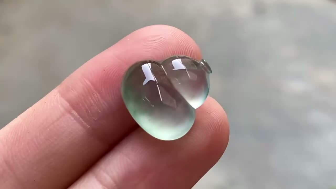 325456 翡翠玻璃鋼飄綠葫蘆