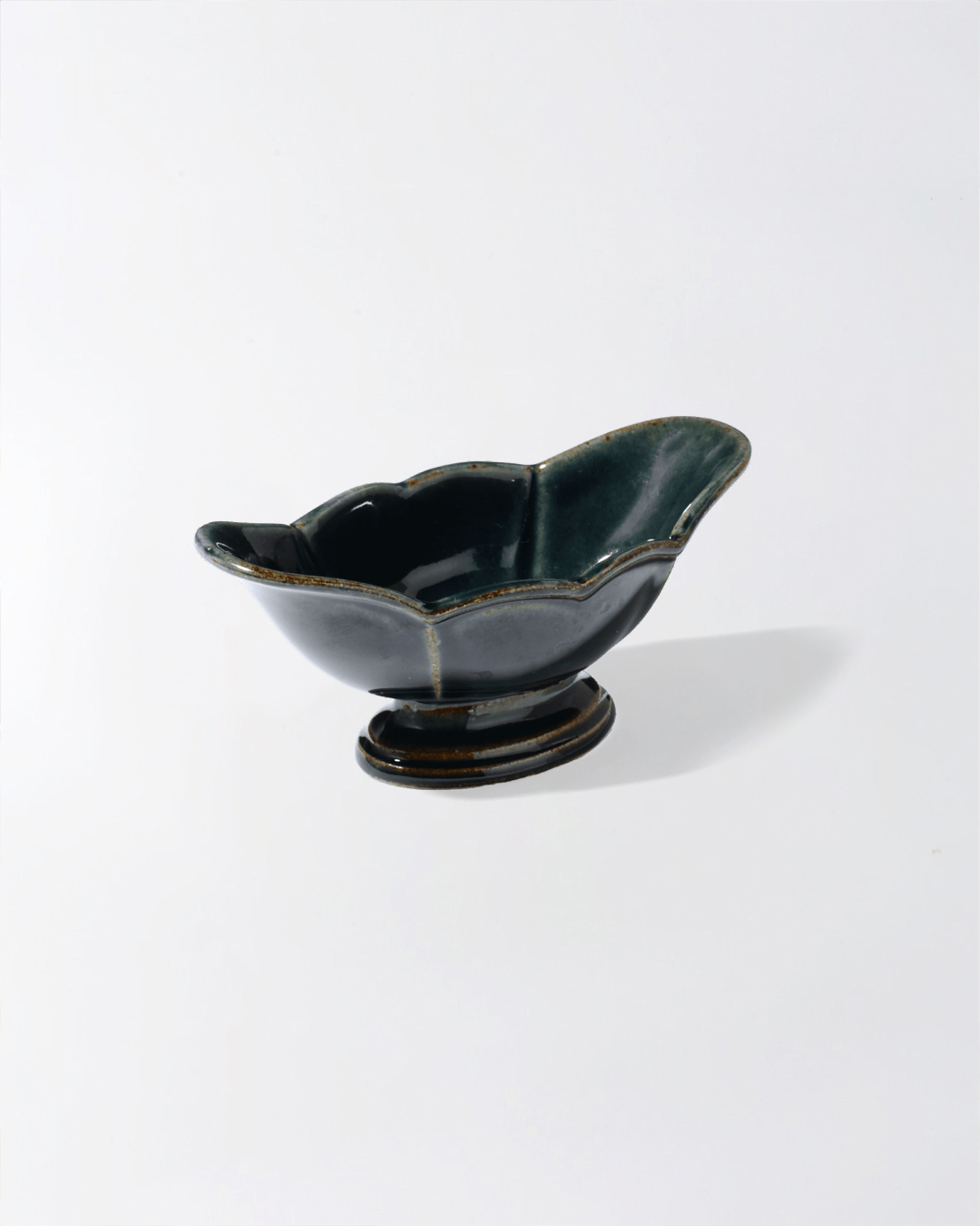 Traiteur 法式 高台配菜碗 濃藍｜studio m'