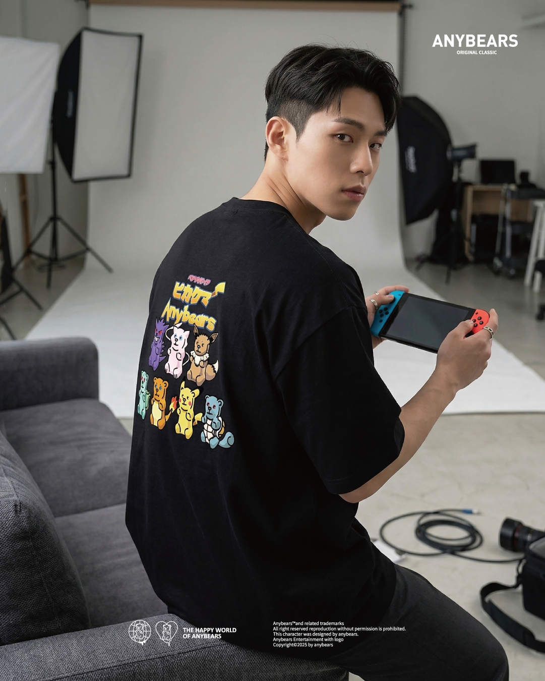 ANYBEARS® Pokémon Bear 神寶七熊 短Tee