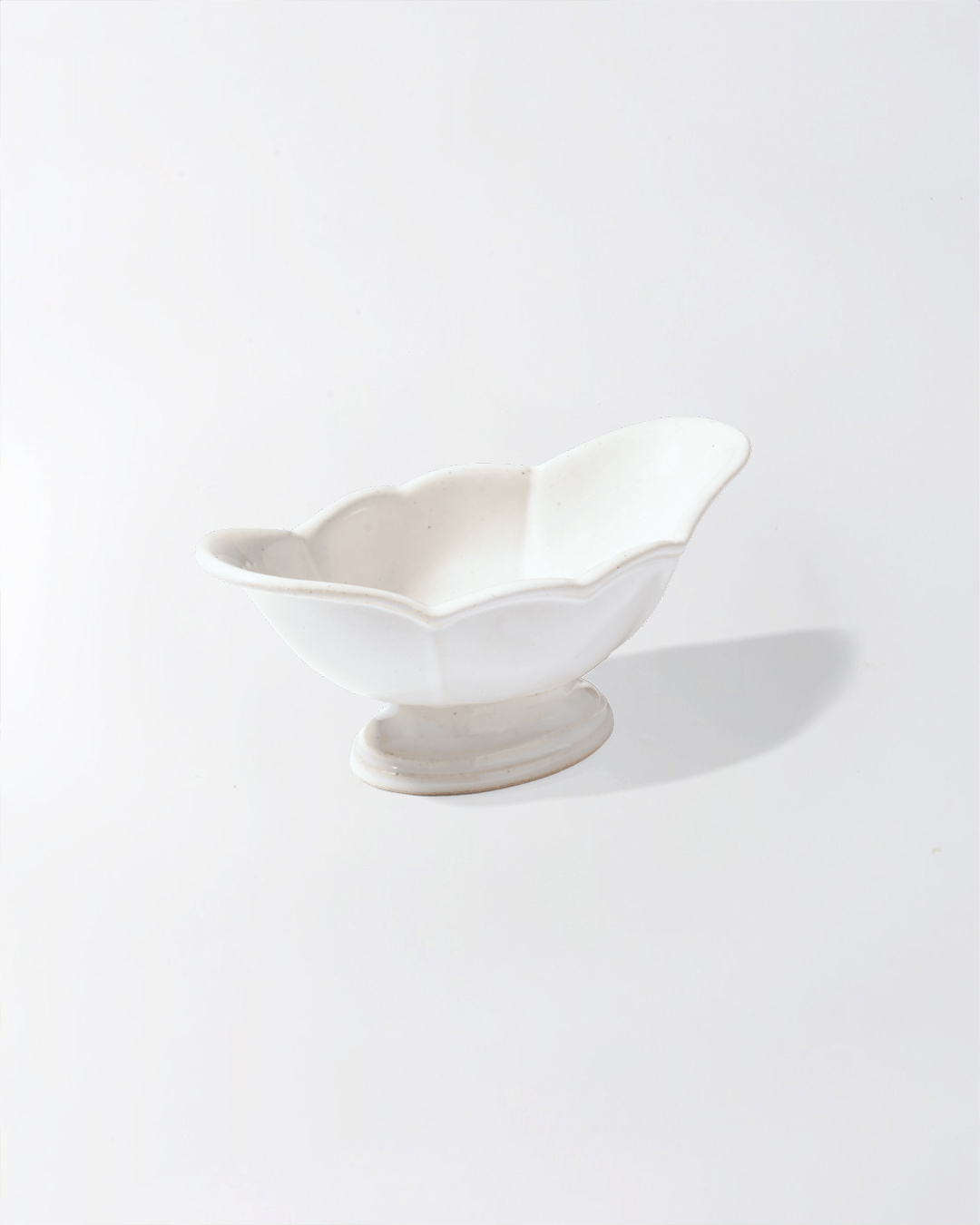 Traiteur 法式 高台配菜碗 白色｜studio m'