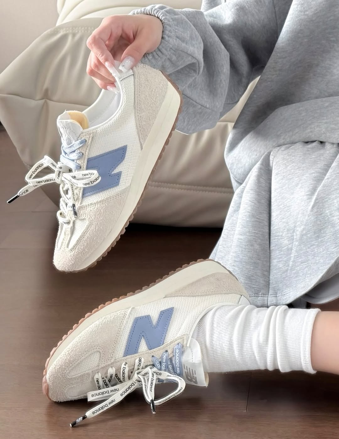 NEW BALANCE 471 海鹽藍 藍紫 米灰 奶油白 張員瑛同款