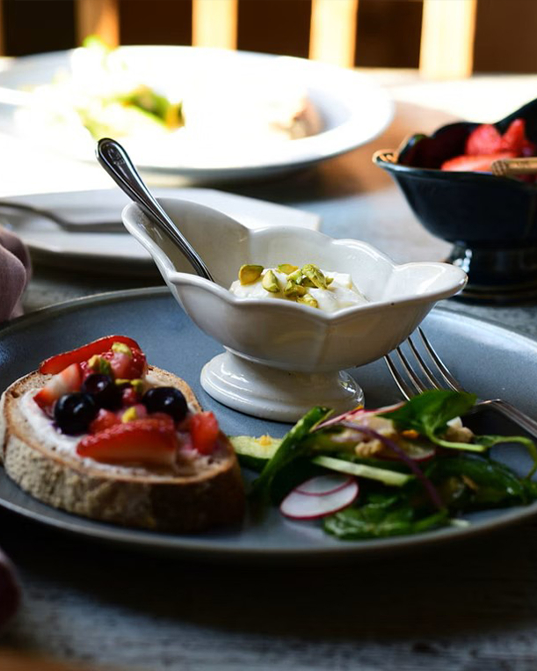 Traiteur 法式 高台醬料小碗 白色｜studio m'