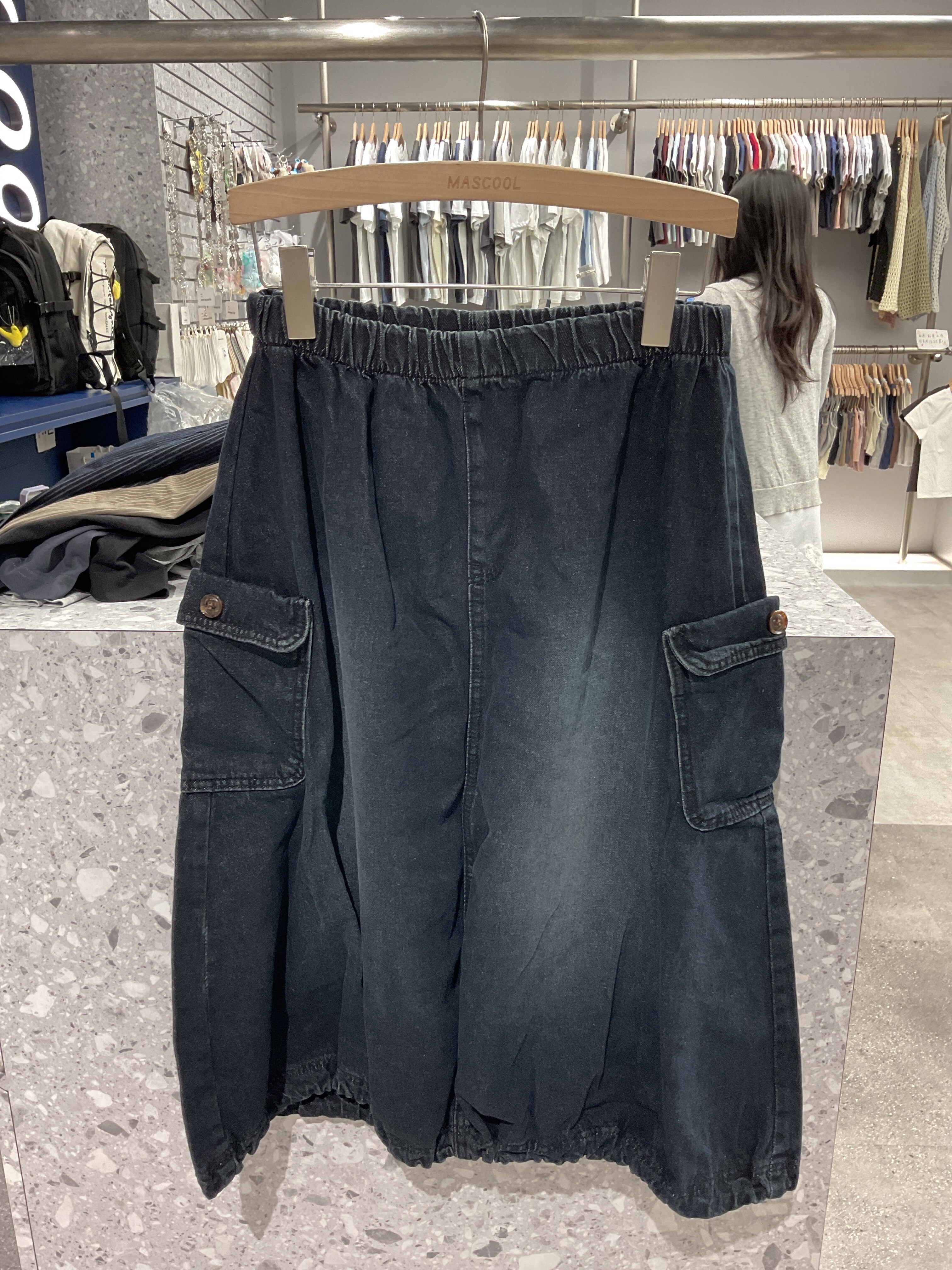 1724 氣球牛仔裙