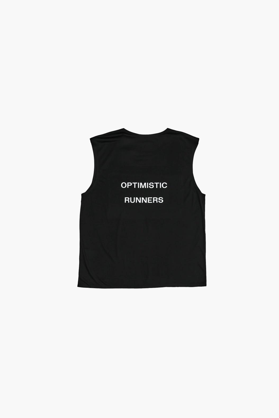 Optimistic Runners｜Recycled OR tanktop "Black"