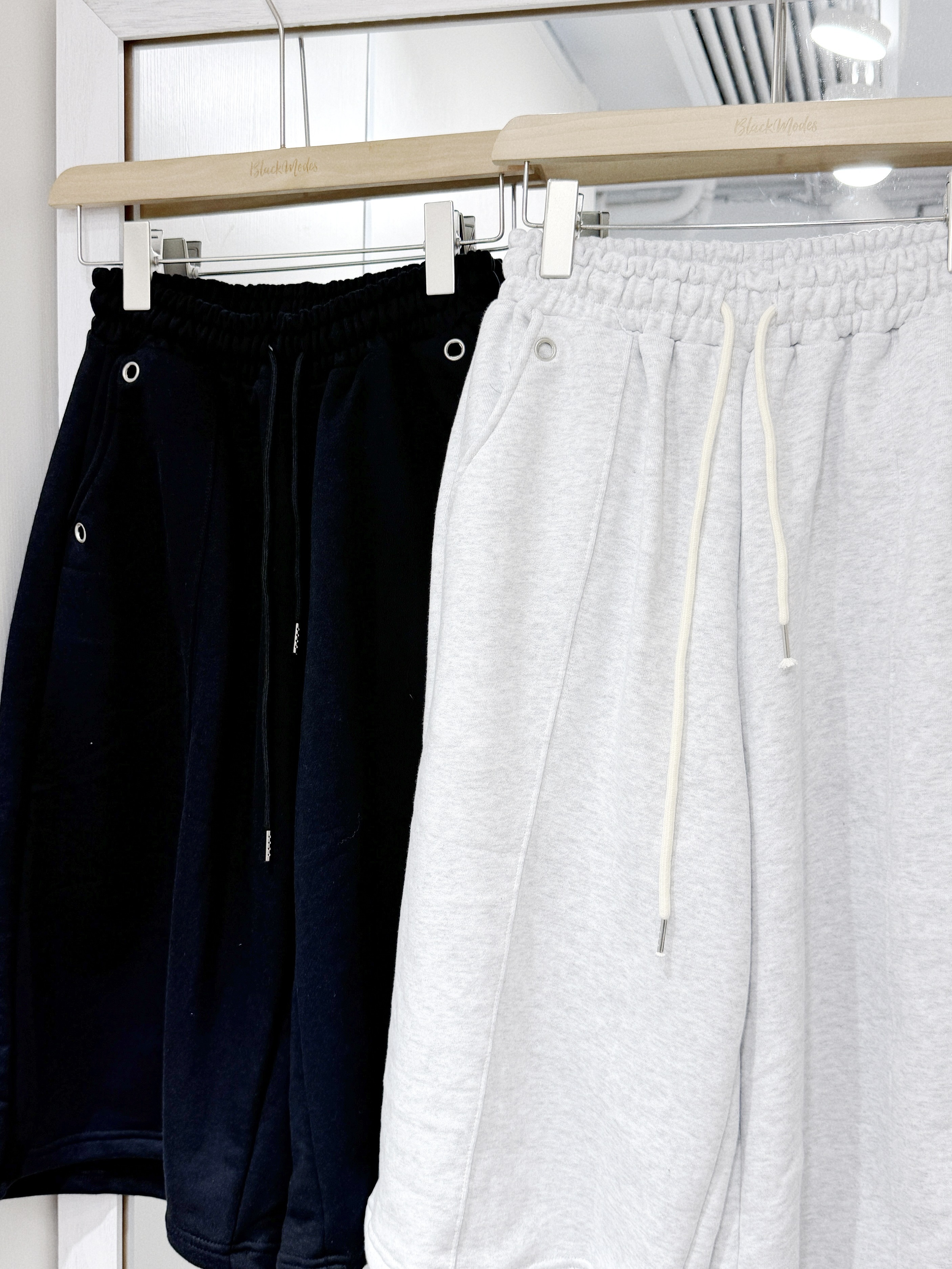 P0246｜型格style窩釘五分棉質短褲₊⋆🐈‍⬛ ᶻ 🐾