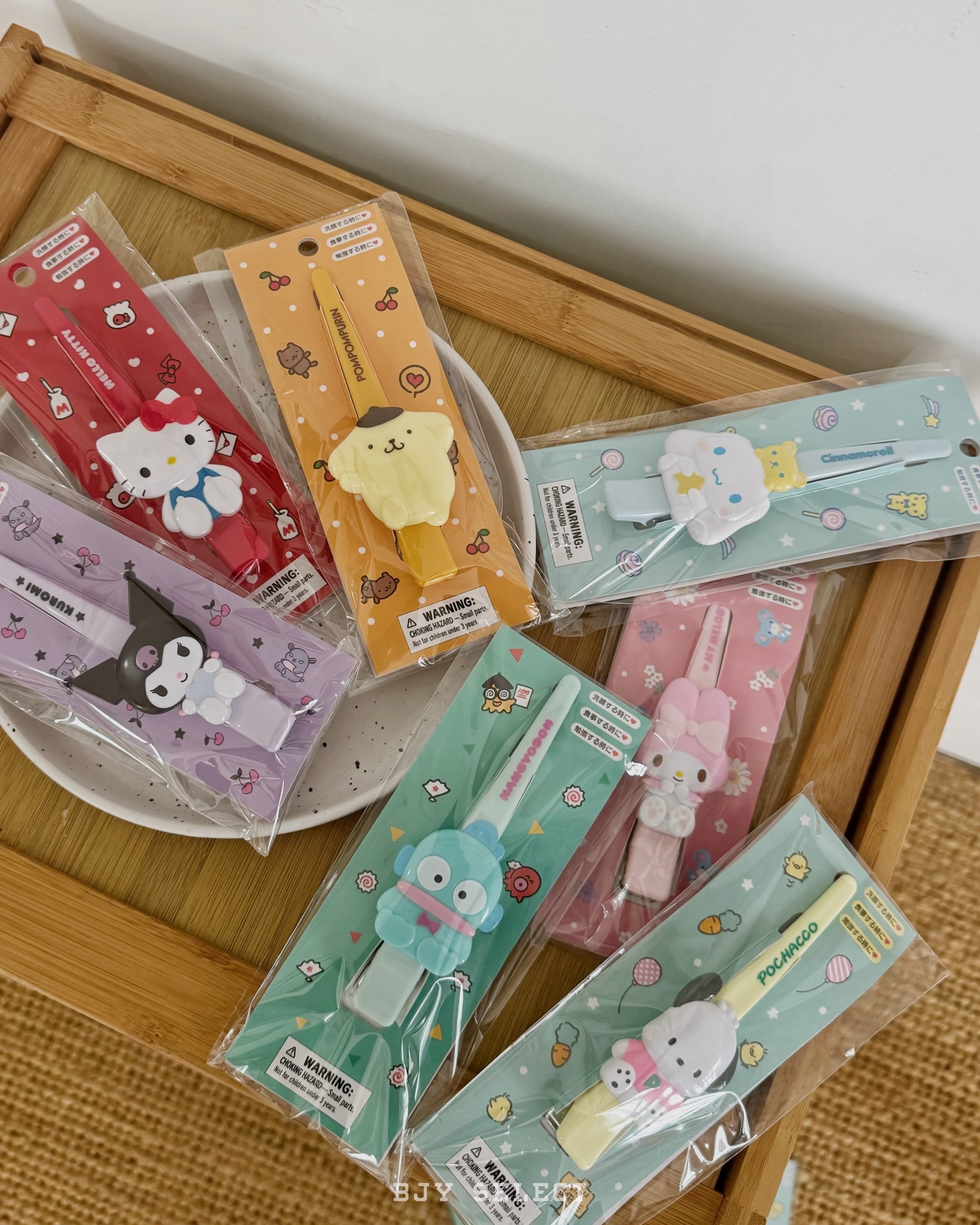 #現貨+預購 日本正版 Sanrio 三麗鷗 一字夾 長形髮夾 七款