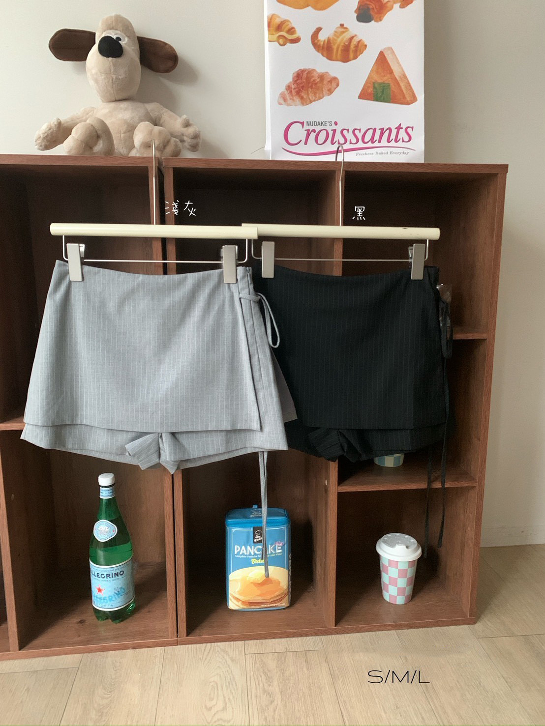 側綁帶西裝短褲 RL806373