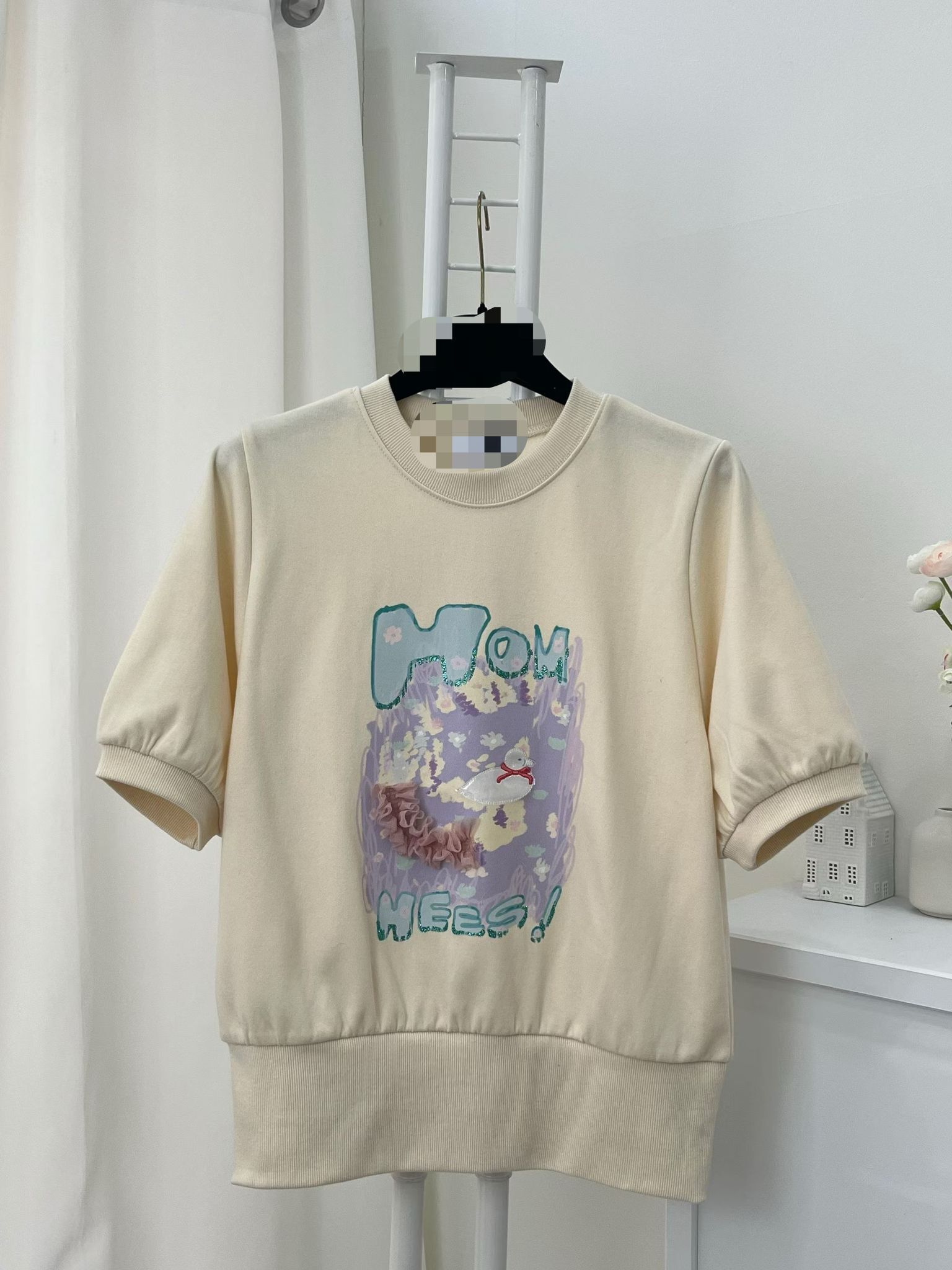 韓國高質立體lace top ~155AE