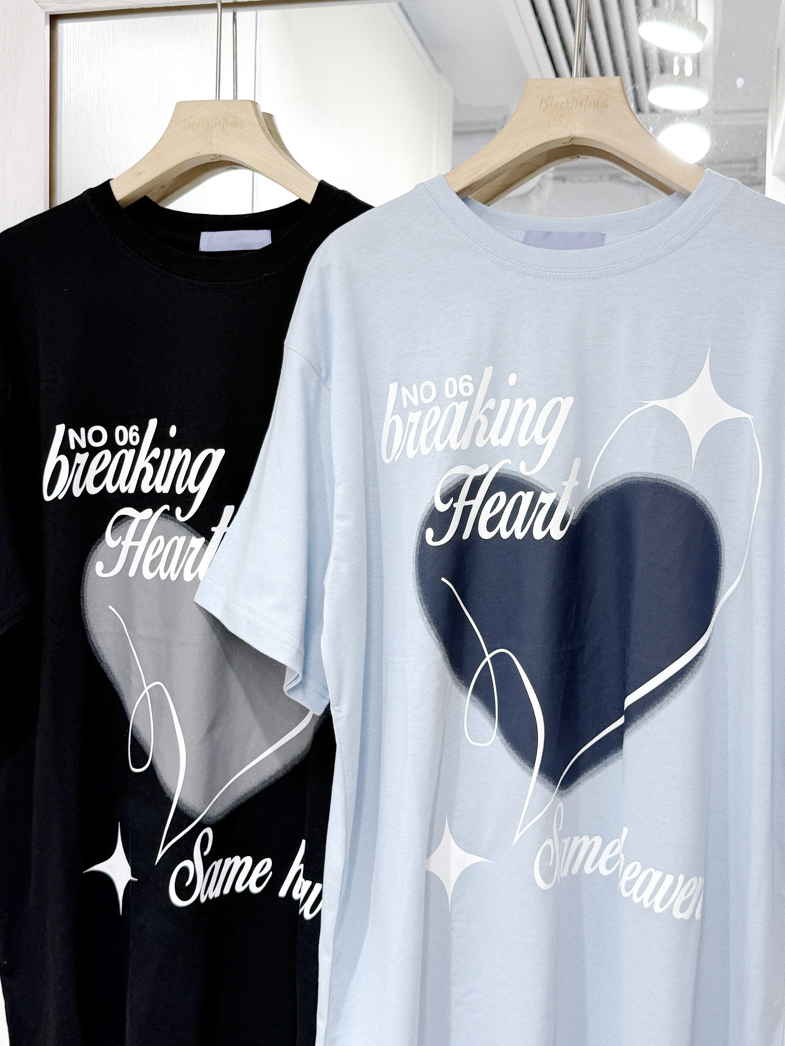 T1347｜韓系少女感.✦ ݁˖ 心心Oversize Tee