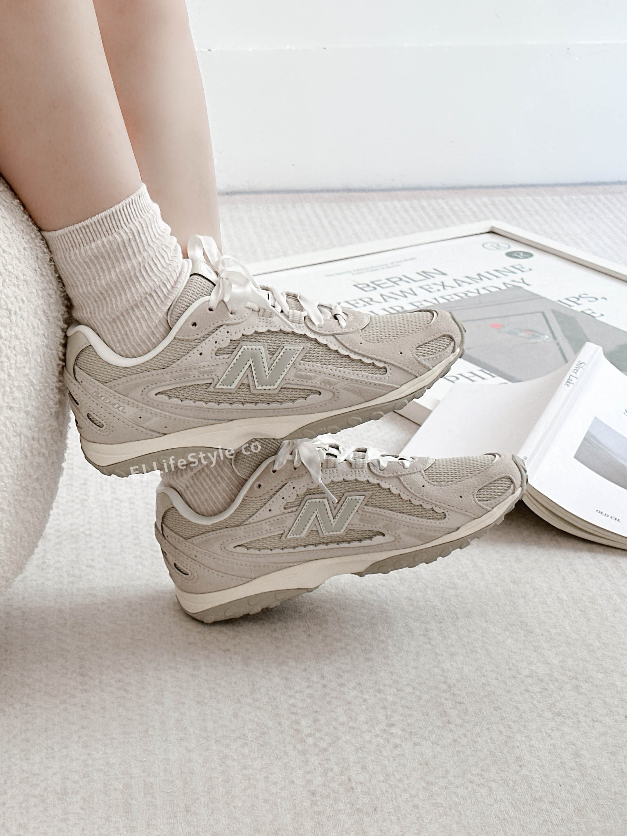 NEW BALANCE 204L NB 海鹽燕麥 米灰 杏色 復古 花邊 男女鞋 U204L2SZ / 調貨