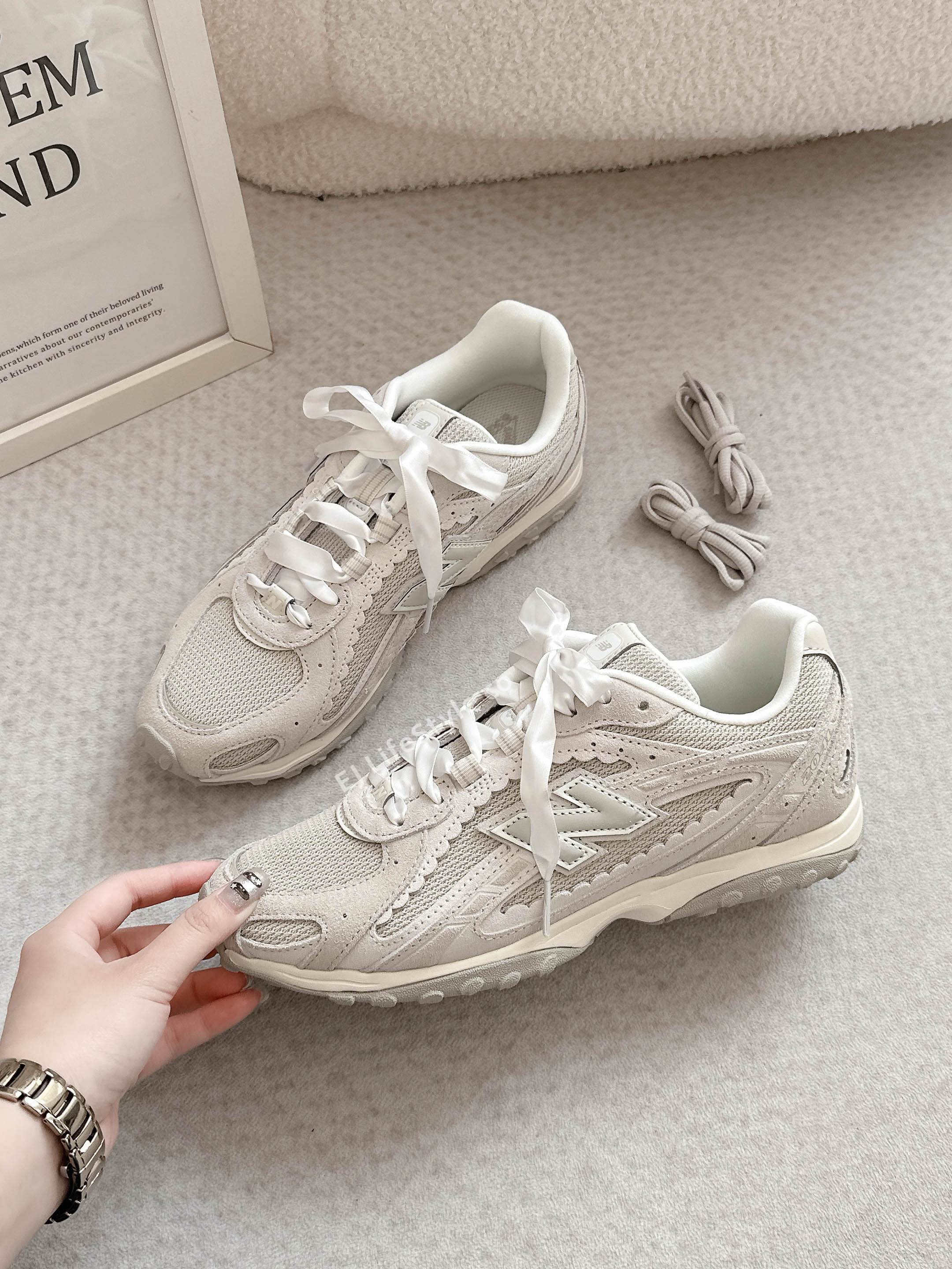 NEW BALANCE 204L NB 海鹽燕麥 米灰 杏色 復古 花邊 男女鞋 U204L2SZ / 調貨