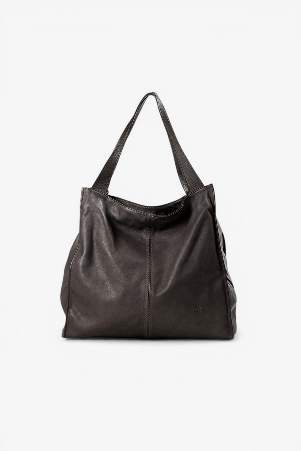 Moana 柔革極簡大托特包 深灰