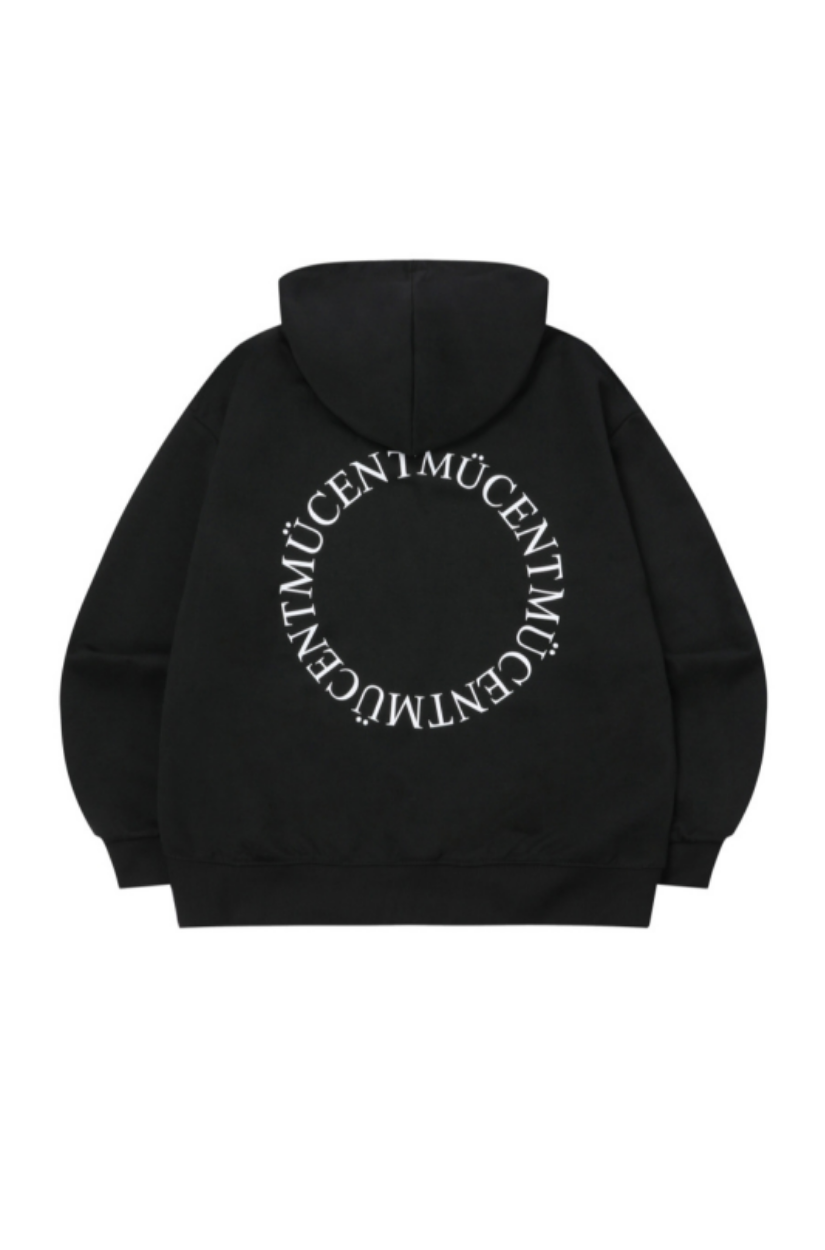 【 4/19收單 】MUCENT  LOGO雙向拉鍊連帽外套 韓國