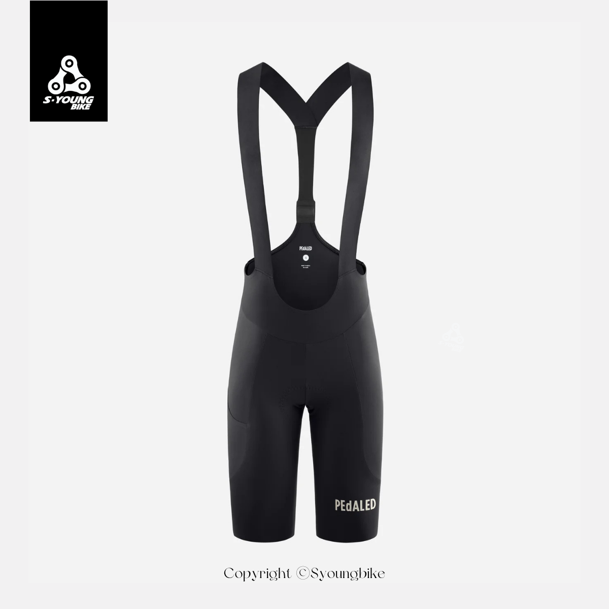【PEdALED】W's Element Lightweight Bib Shorts 女吊帶短車褲 / Black 經典黑