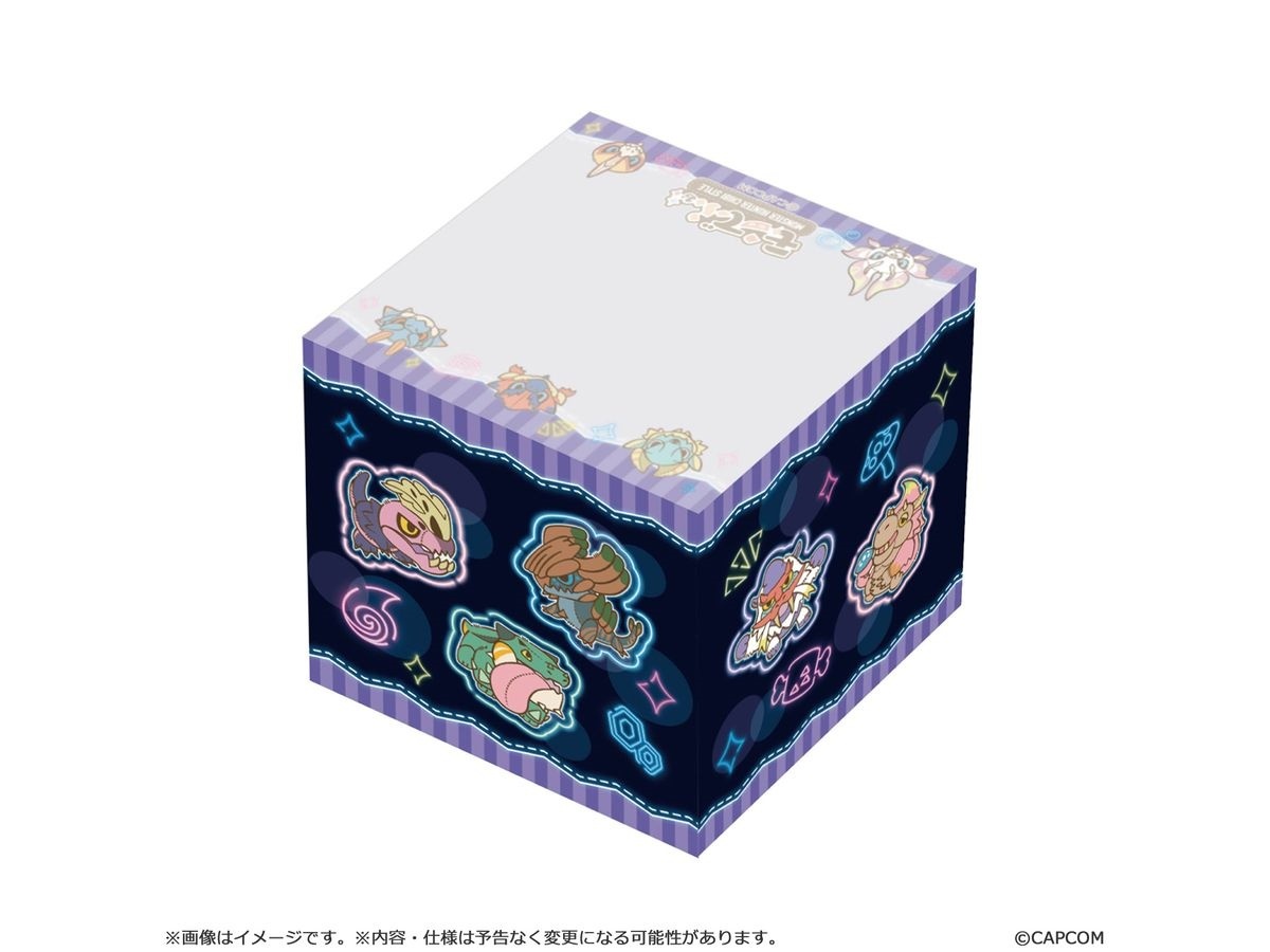「ACG.GO」「預購」MONSTER HUNTER CHIBI STYLE Memo block : Neon-Themed