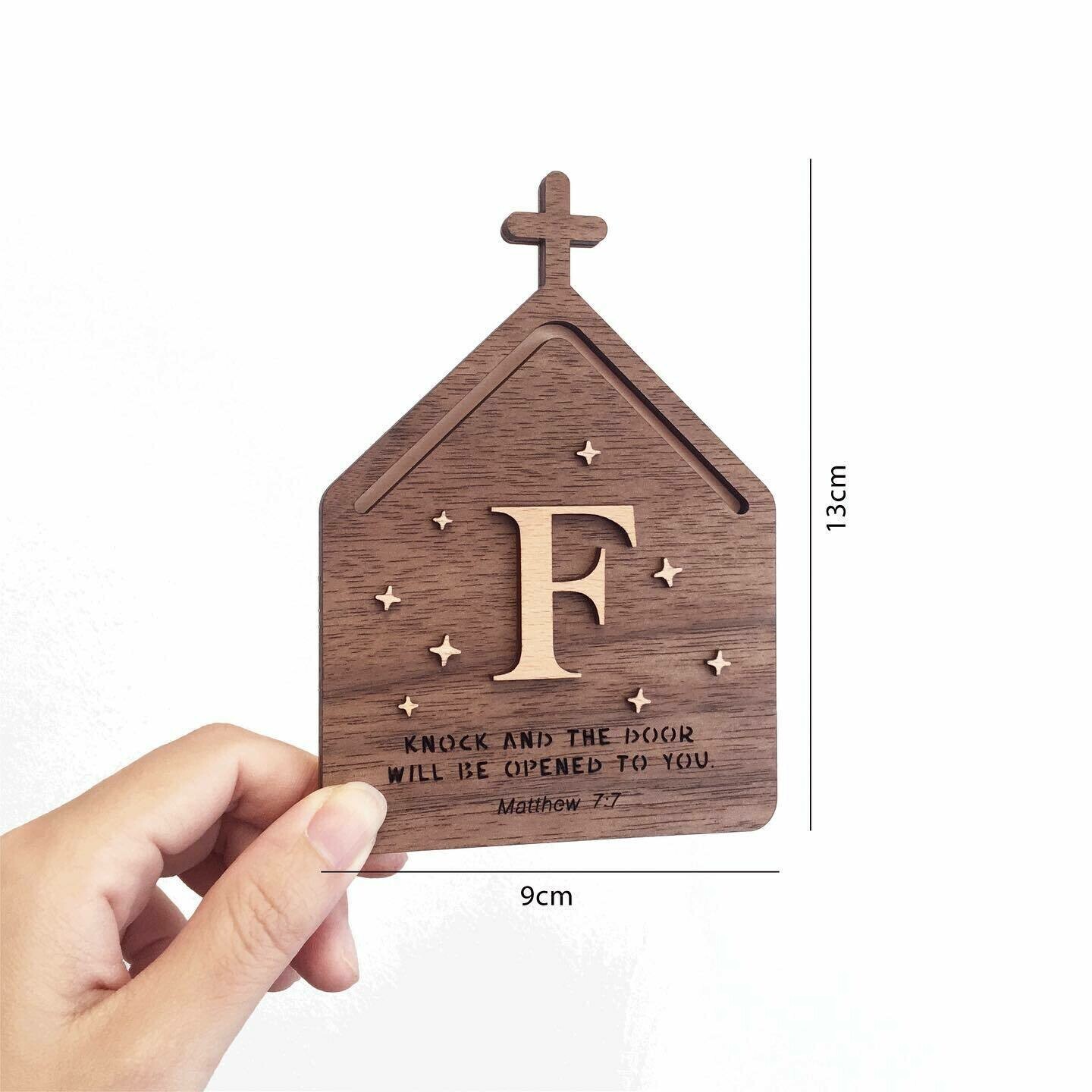 教堂門牌  【可訂製英文字母】