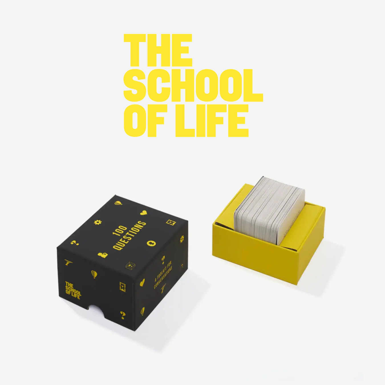 The School of Life | 100 Questions Game 深度對話社交卡 card game