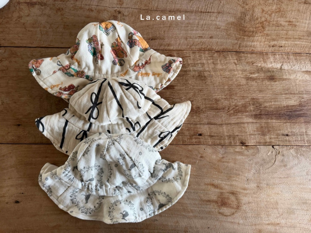 正韓夏Lacamel 三色遮陽復古帽