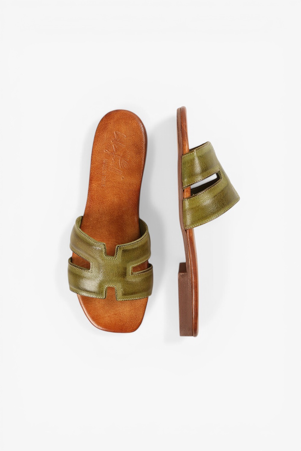 Lido 義大利製水洗皮涼鞋