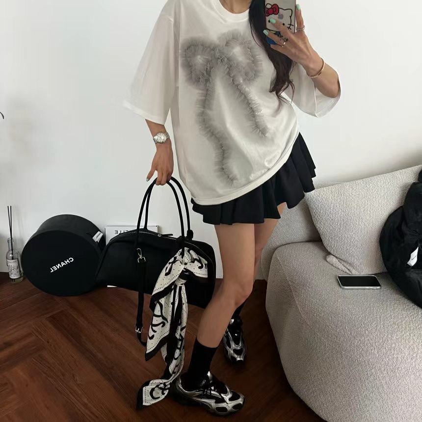 紗紗蝴蝶結T