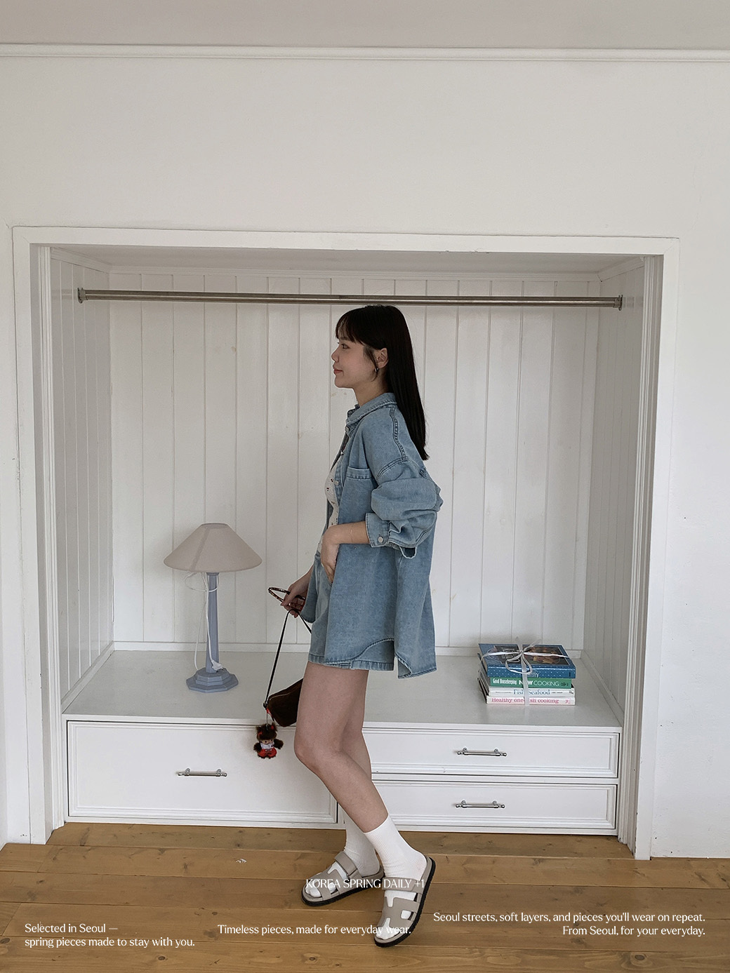 (R03)經典韓感牛仔丹寧Set(外套+短褲)