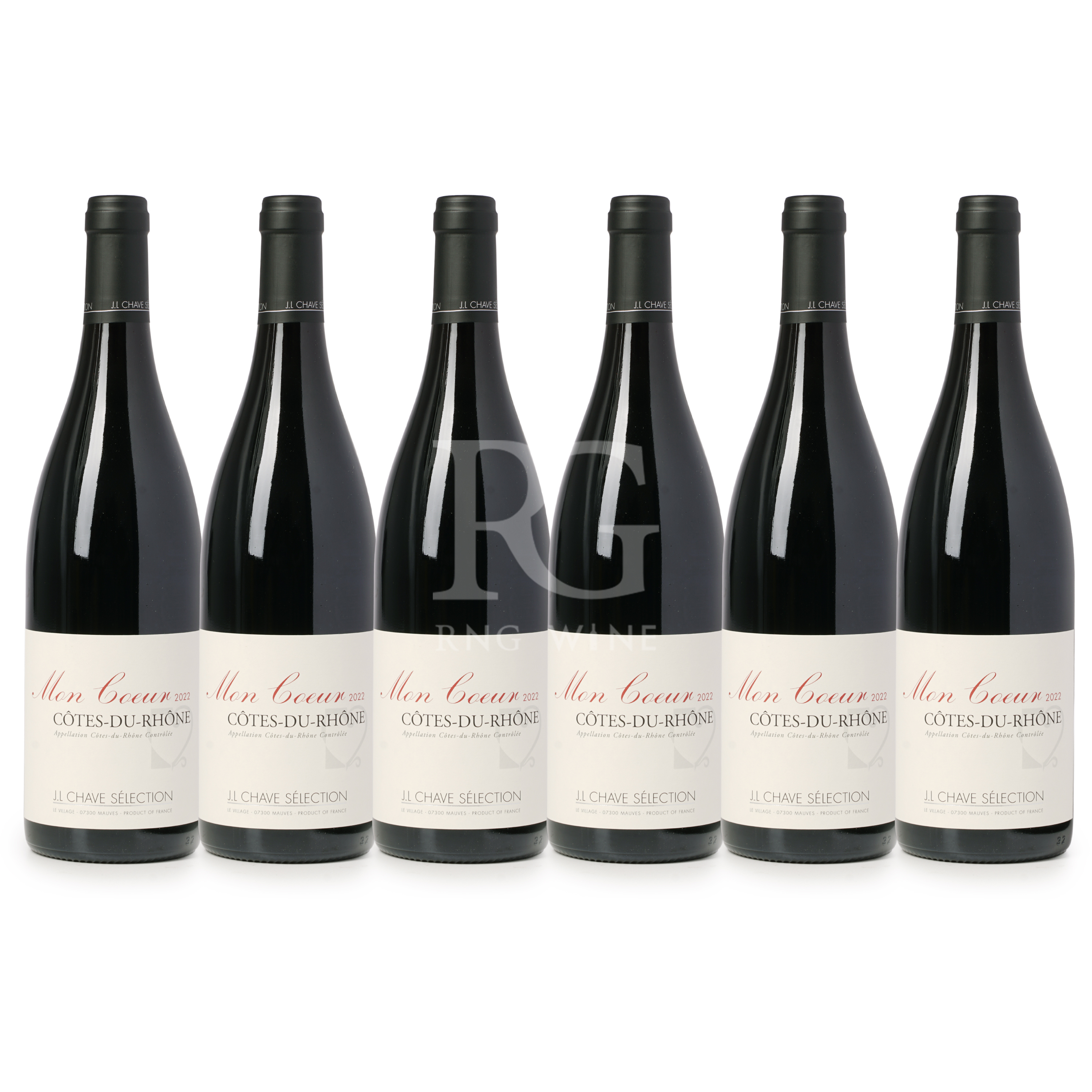 Jean Louis Chave Selection Cotes du Rhone Mon Coeur 2022 - 6 Bottle Pack