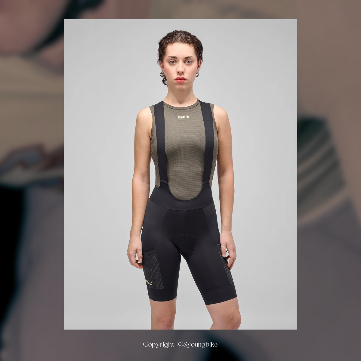 【PEdALED】W's Odyssey Bib Shorts 女吊帶短車褲 / Black 經典黑