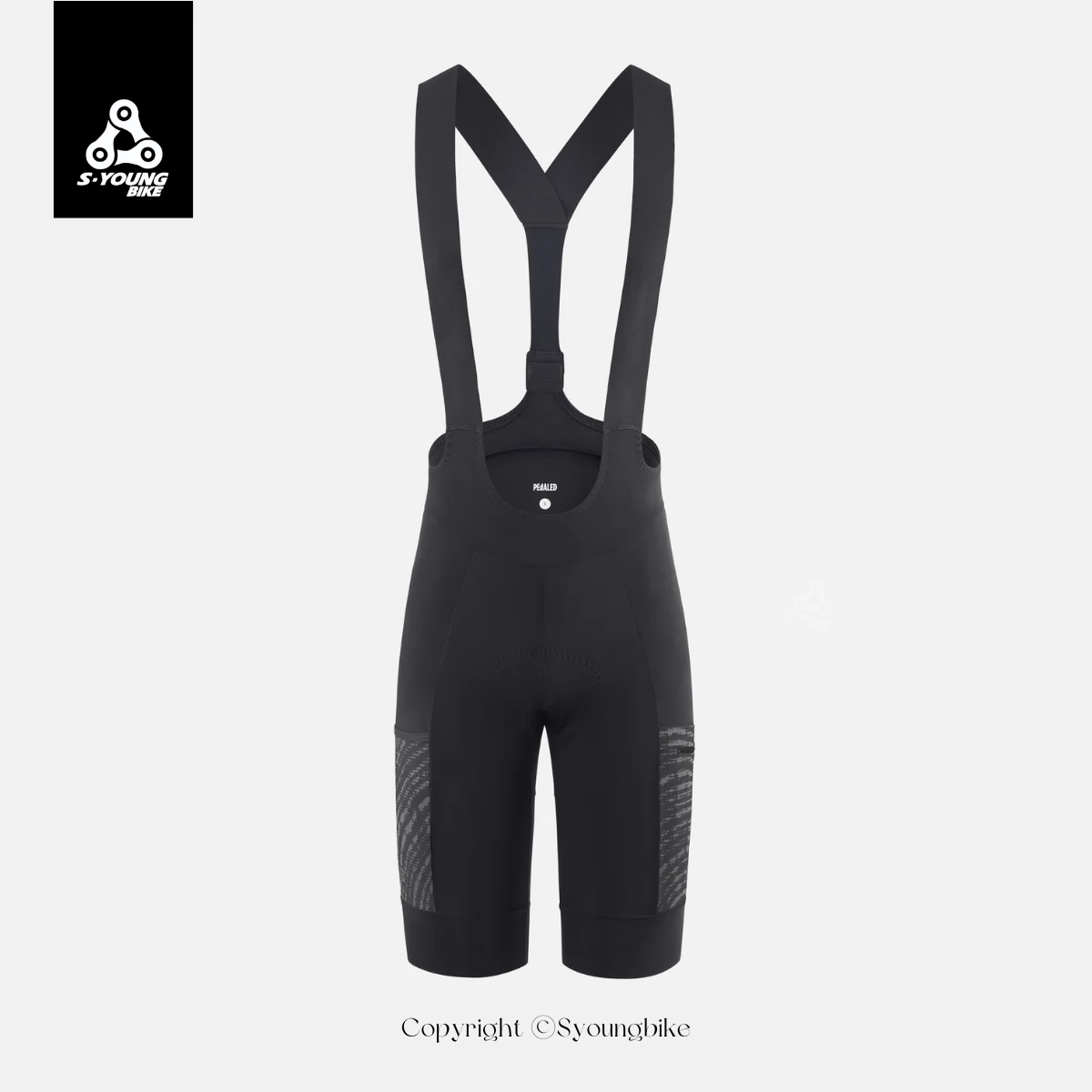 【PEdALED】W's Odyssey Bib Shorts 女吊帶短車褲 / Black 經典黑