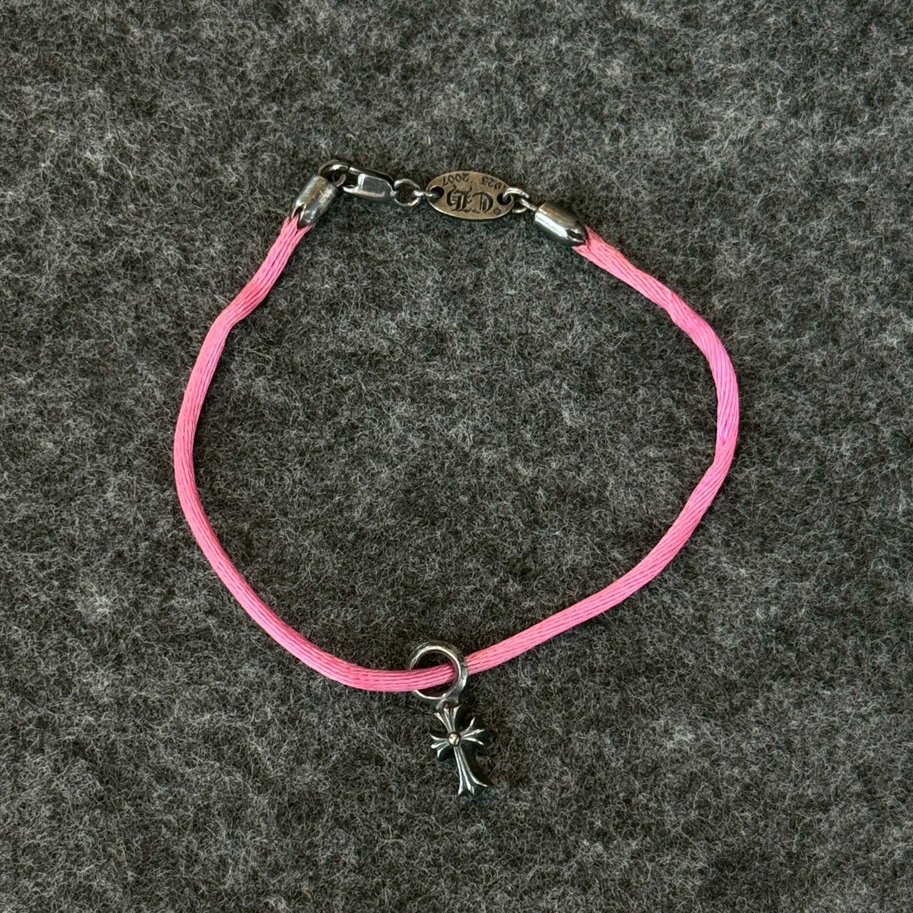 CHROME HEARTS STACK CHARM CH CROSS KZ BRACELET