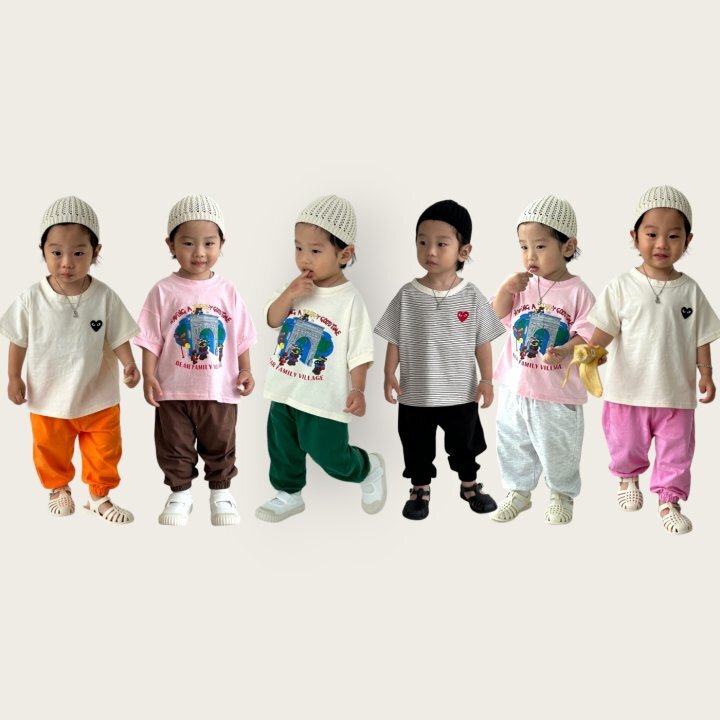 正韓夏MORAN 嫩嬰小童六色雷根糖運動褲