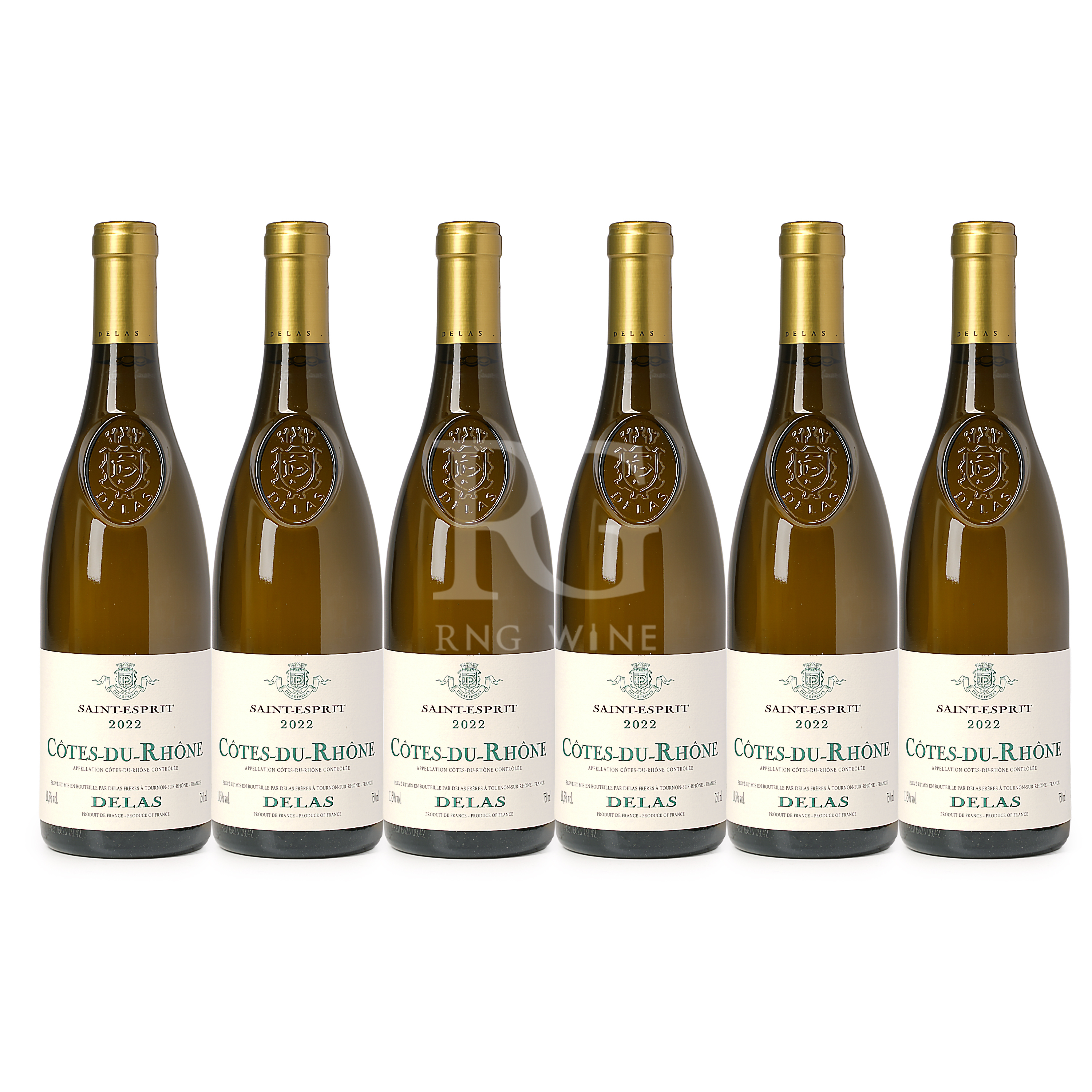 Delas Cotes du Rhone Saint Esprit Blanc 2022 - 6 Bottle Pack