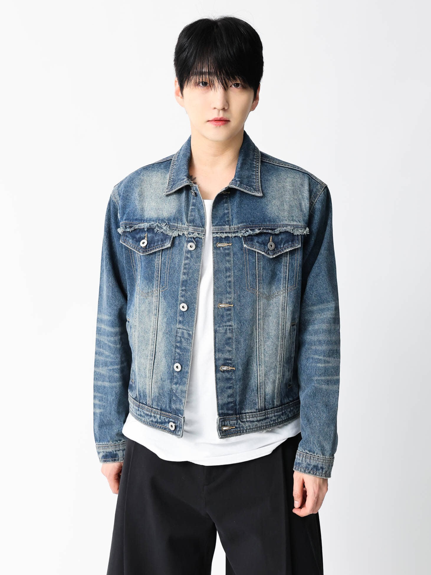 伊甸園水洗西部牛仔夾克