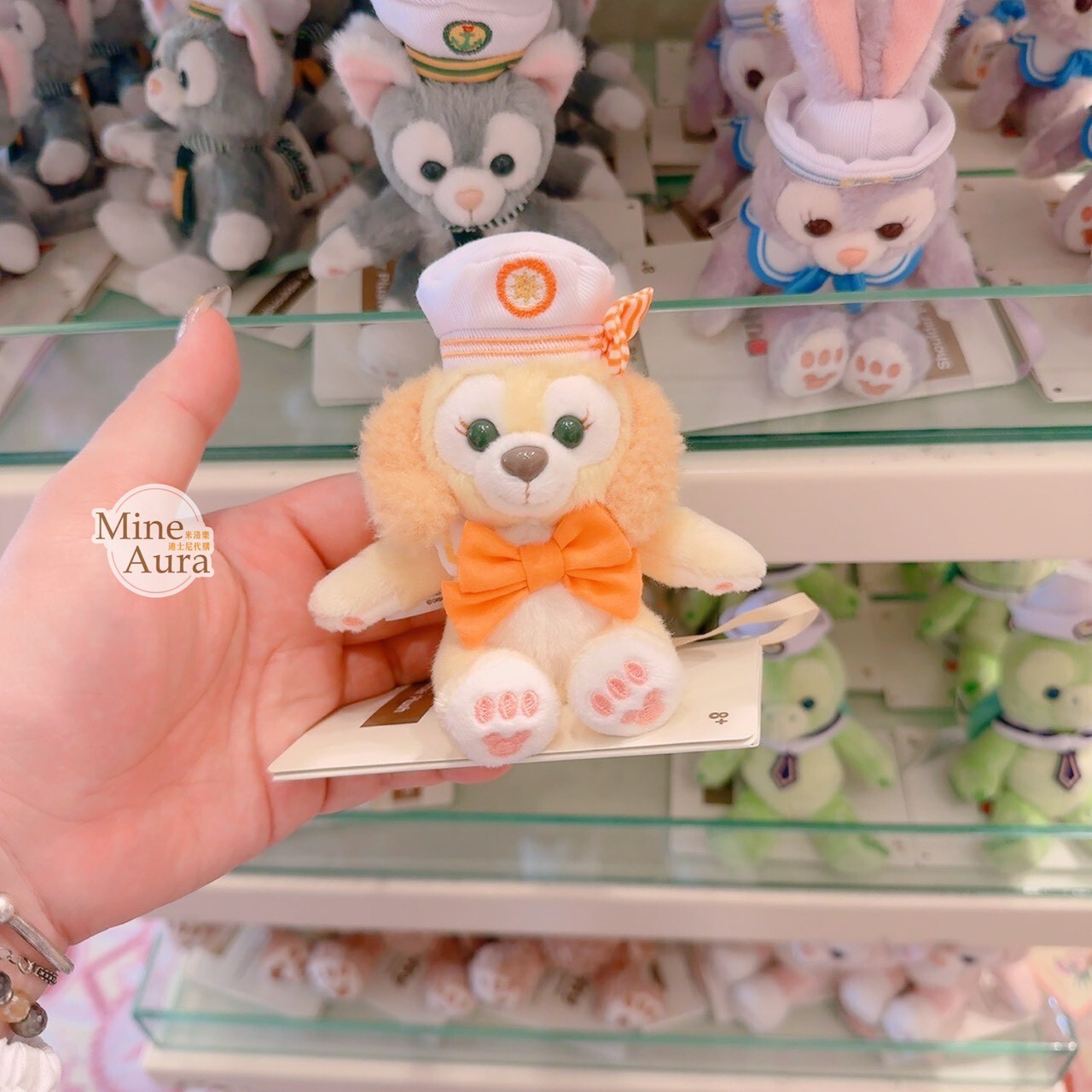 可琦安 餅乾 CookieAnn 水手服 造型 磁鐵 坐肩 絨毛 娃娃 公仔 -香港迪士尼樂園