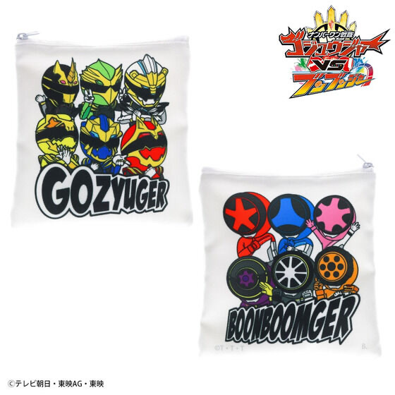 249021 Pbandai 預訂 2026/5月 Vシネクスト『ナンバーワン戦隊ゴジュウジャーVSブンブンジャー』ポーチ