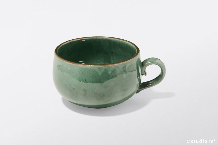 STUDIO M' - Keitto 圓潤湯杯 / 土耳其綠