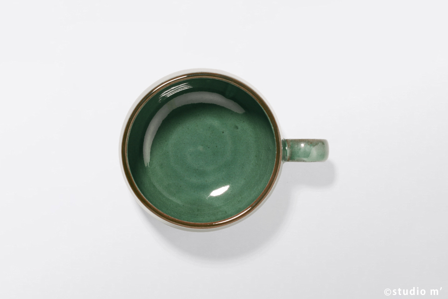 STUDIO M' - Keitto 圓潤湯杯 / 土耳其綠