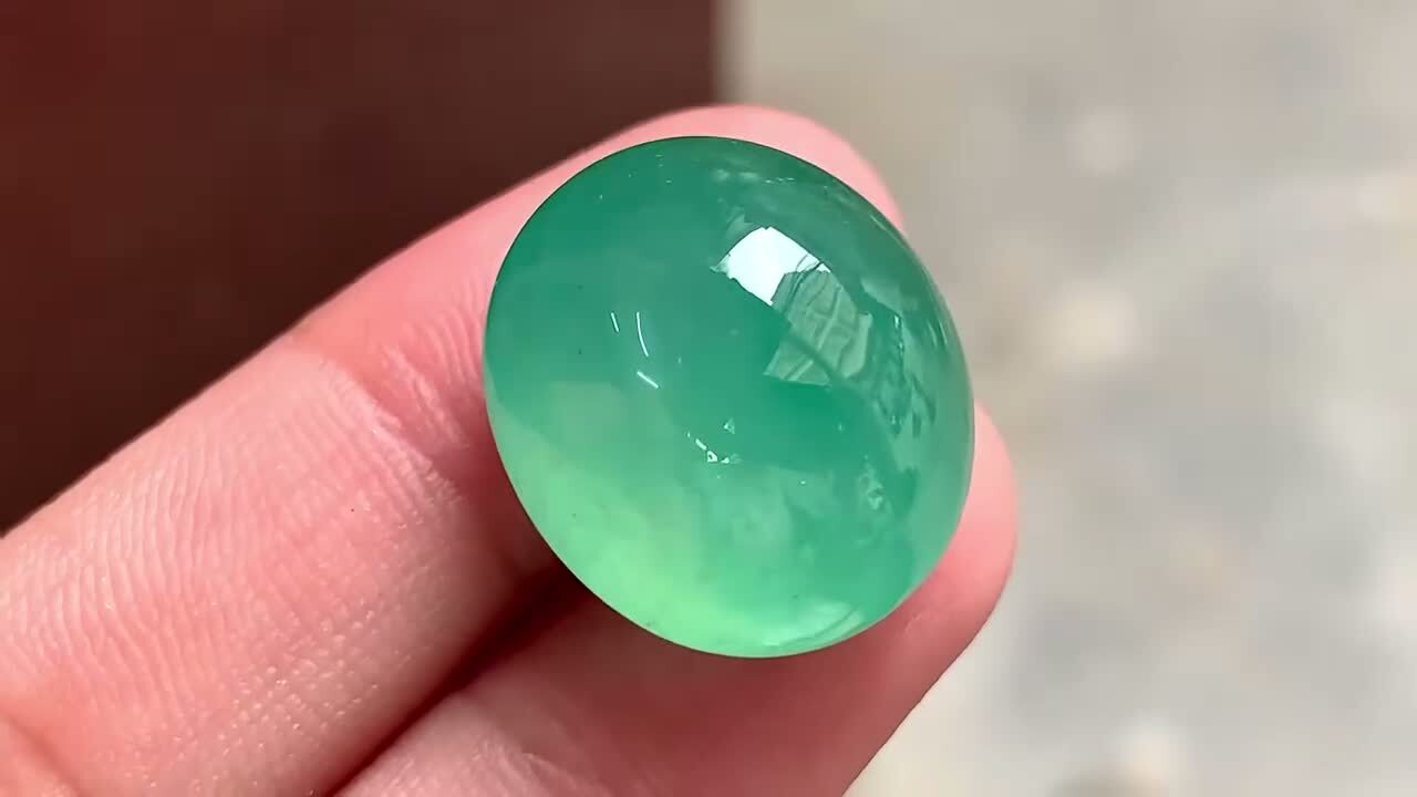 翡翠木那種綠蛋面,天然翡翠A玉, 緬甸玉, Jade, Jadeite