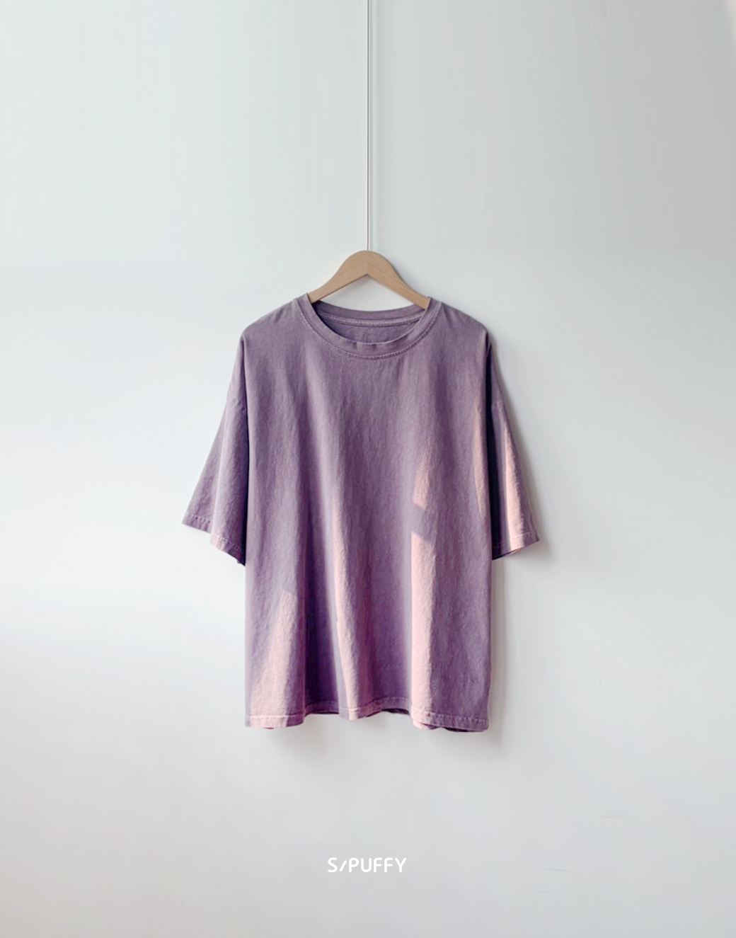 多色水洗長版素面上衣6901Y11