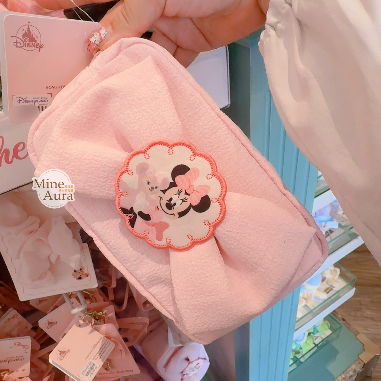 米妮 Minnie 雪莉玫 ShellieMay 派對系列 收納包 化妝包 -香港迪士尼樂園