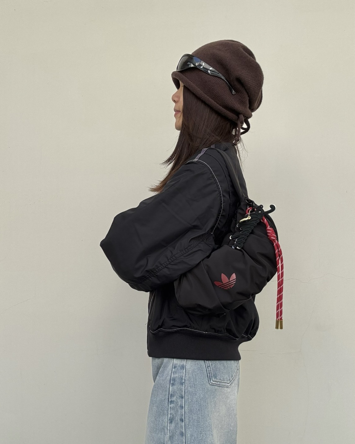 【預購】ADIDAS ORIGINALS 牛角包 黑紅 JY8573